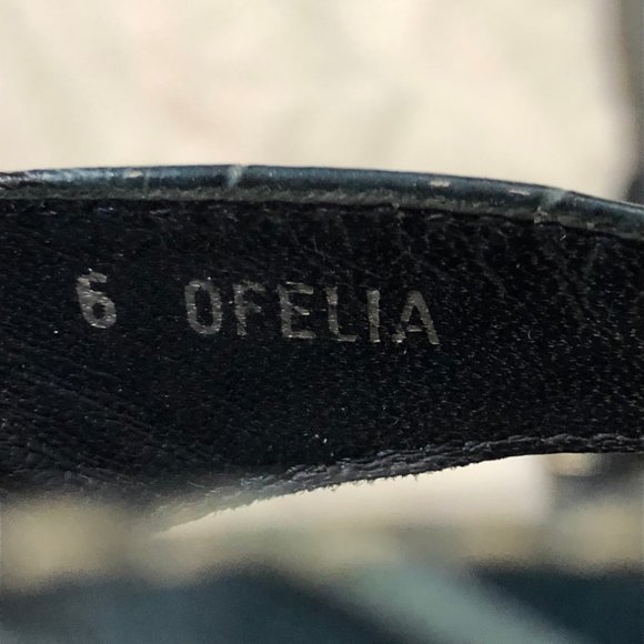 ZARA Shoes Black and White Striped Heel Size 7 - Picture 8 of 8